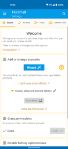 FairEmail, privacy aware email 1