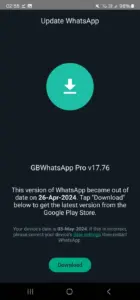 فرحة الجميع: تحميل تحديث واتساب جي بي 2024 اخر اصدار GBwhatsApp apk 1